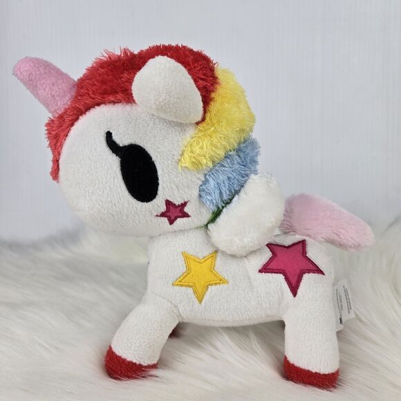 Tokidoki Neon Star Stellina Unicorno Unicorn Rainbow Small Plush 8" - Picture 3 of 9